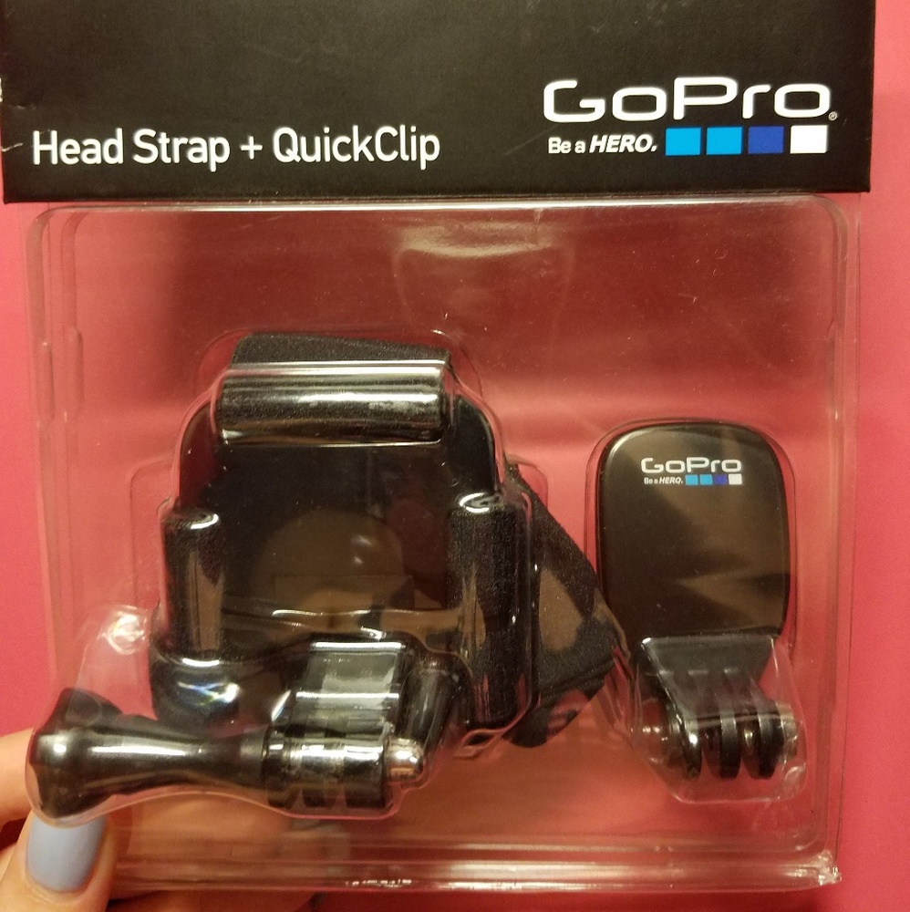 GoPro head strap and quick clip